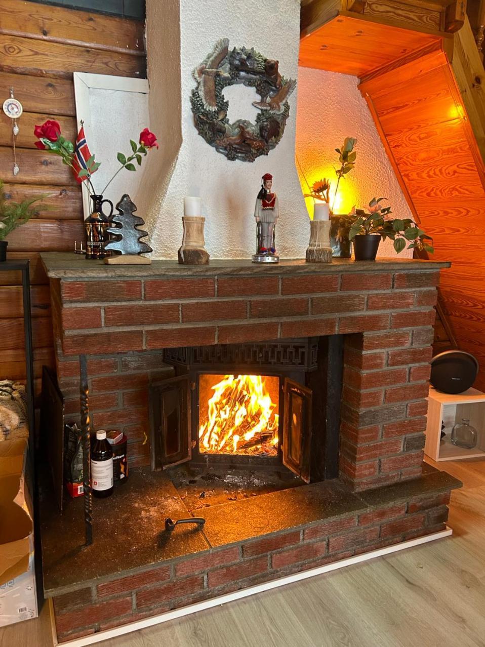 Beautiful Cabin By Mjosa. Villa Stange Bagian luar foto