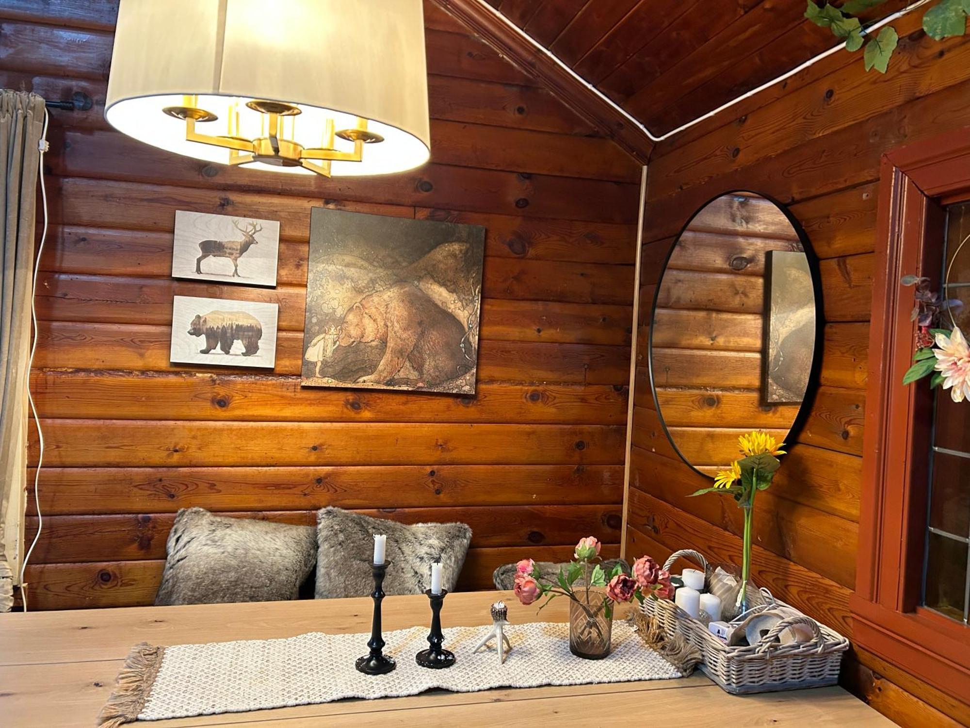 Beautiful Cabin By Mjosa. Villa Stange Bagian luar foto