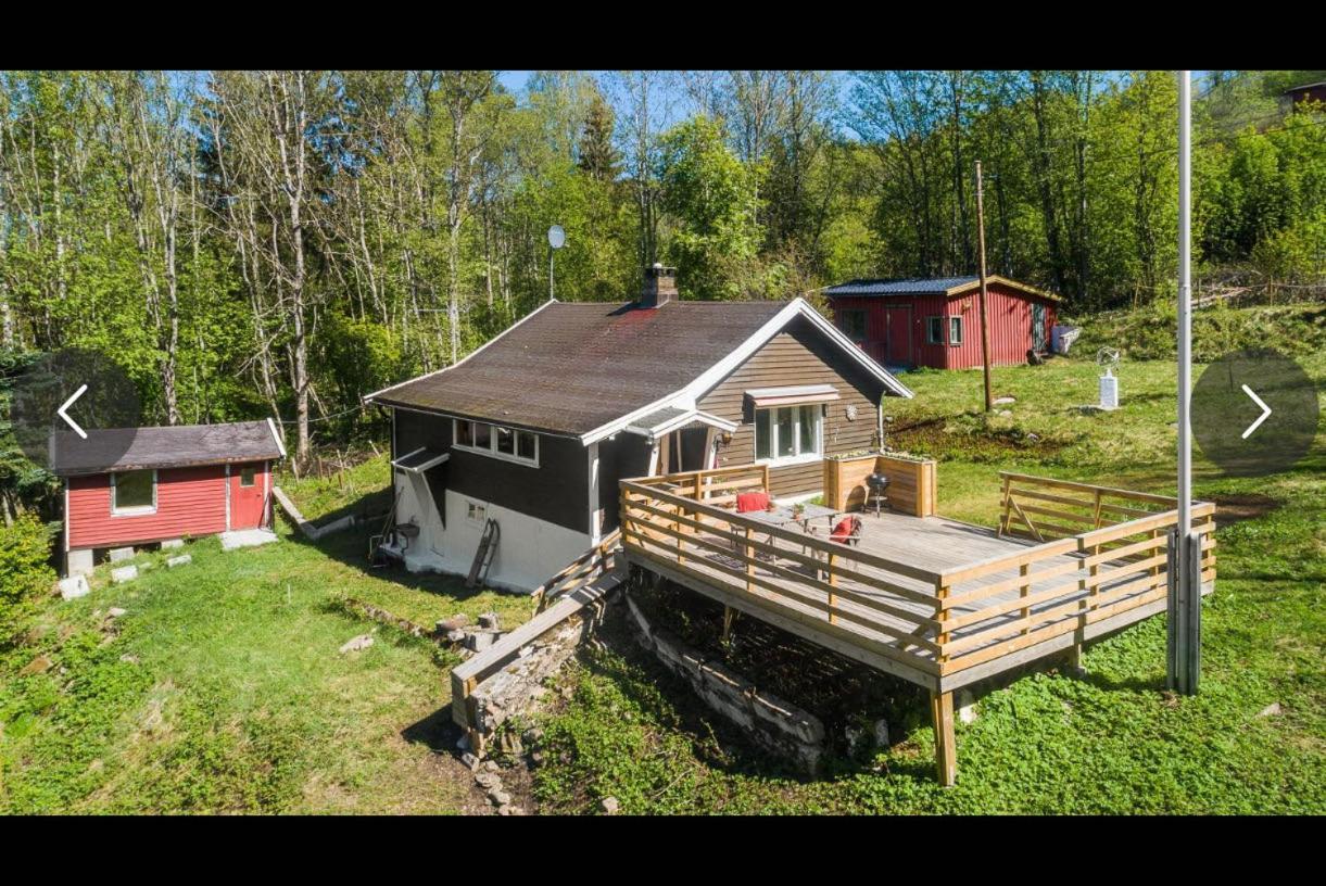 Beautiful Cabin By Mjosa. Villa Stange Bagian luar foto